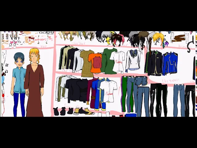 Bartleby and his Lover Sonic  in Ultimate Yaoi Dress-up